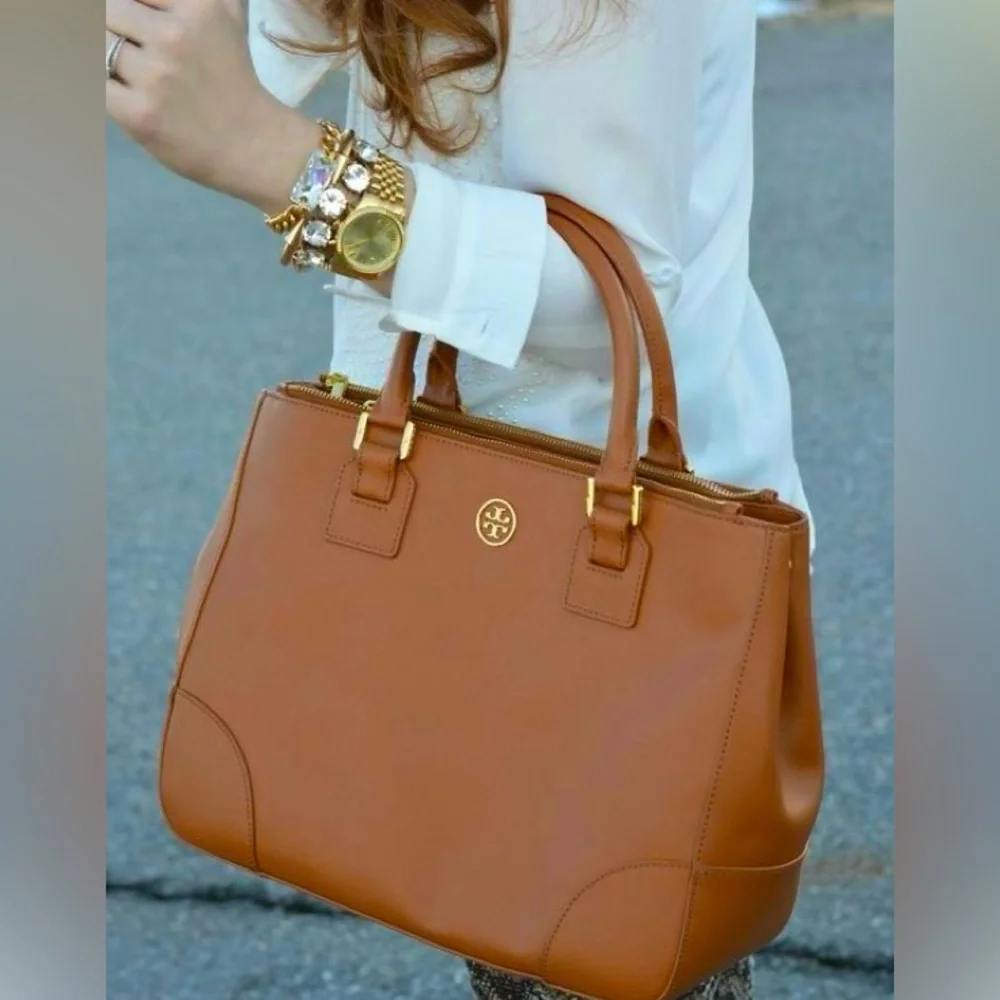 Tory Burch Robinson Double Zip tote